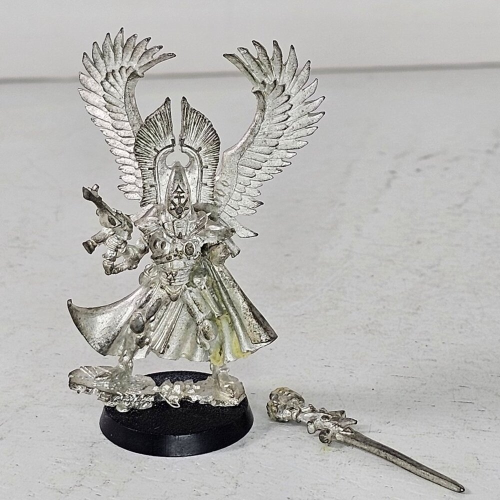 Warhammer 40K Eldar Autarch Metal OOP Games Workshop Citadel Power Weapon Wings
